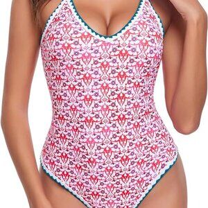 Zaful Forever Young NWT One Piece Floral Bathing Suit Size 4